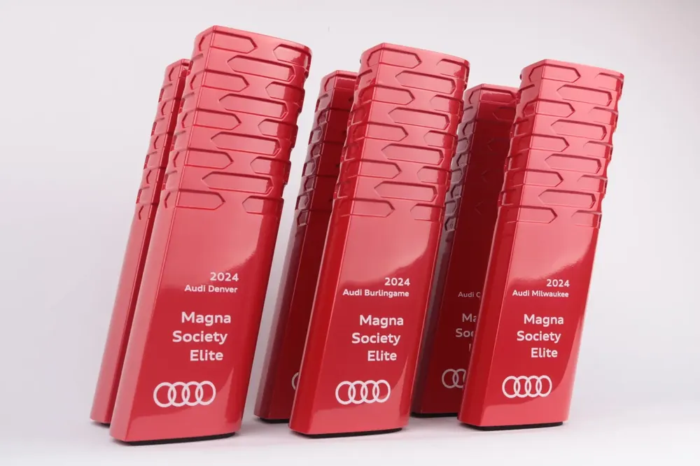 Red Audi Magne Society Elite awards