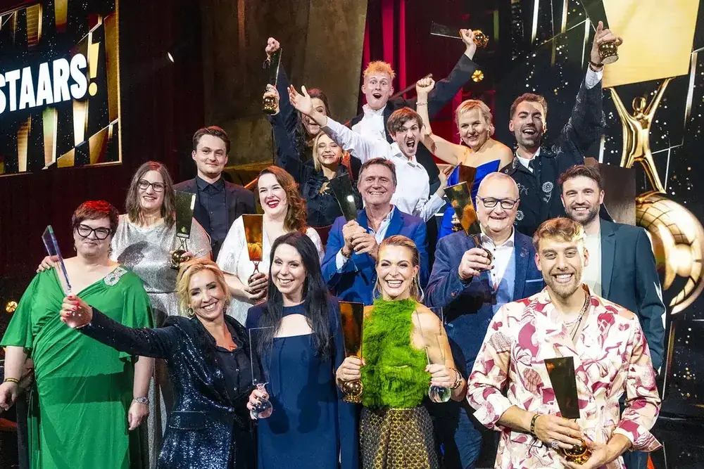Winners on stage at the Kastaars awards show