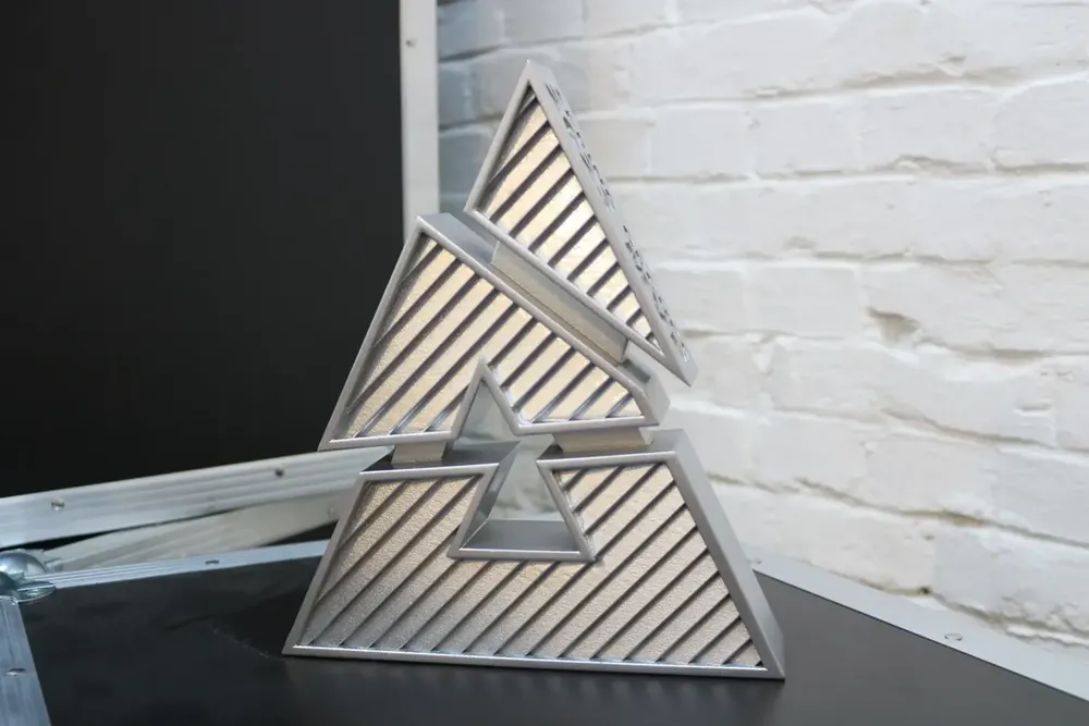 The silver BLAST Premier trophy