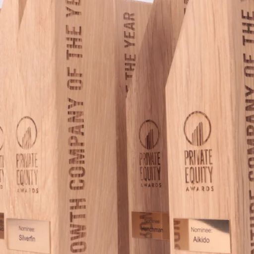 Oak award blocks engraved for the Private Equity Awards