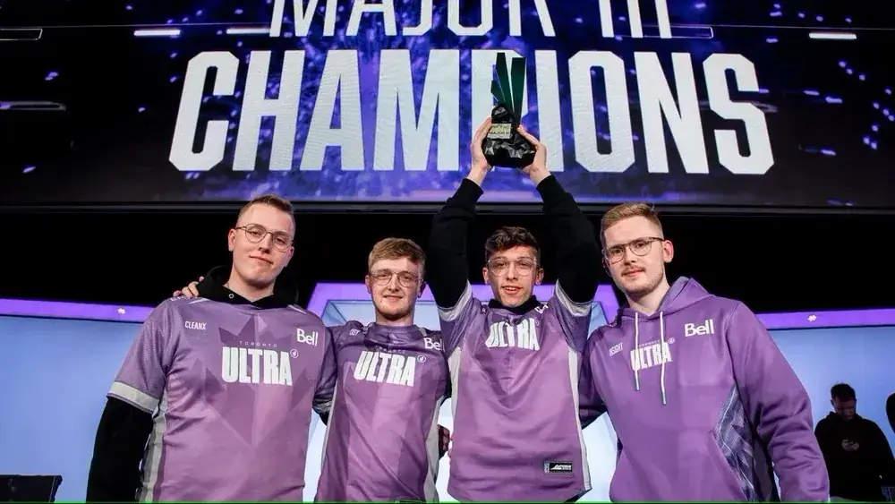 OpTic Texas Major III champions on stage