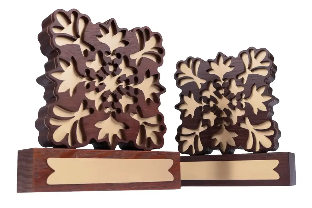 President's Club wooden recognition awards